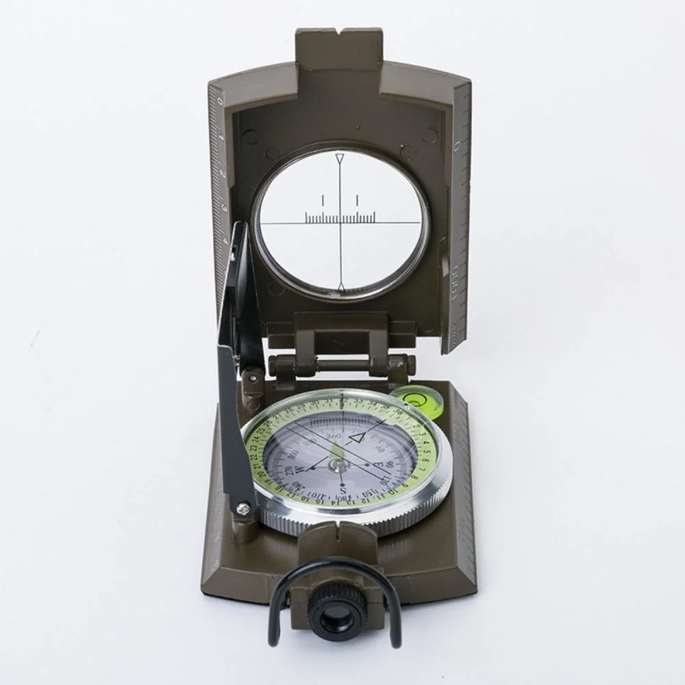 Camping Hiking Multifunction Military Army style Sighting Compass with Inclinometer Wyz21823