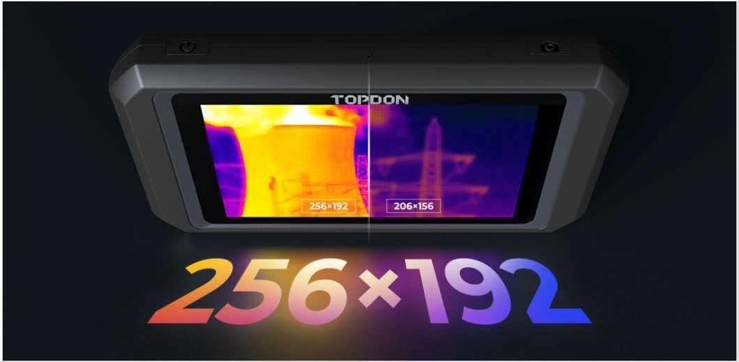 Topdon Tc003 New Arrival Portable Professional 5-Inch Touch Screen Thermal Camera 256X192 High Resolution Android IR Infrared Thermal Imaging Camera Imager