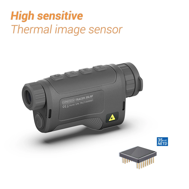Wholesale Scope Handheld Monocular Thermal Imager with Rangefinder for Obervation and Measuring Distance