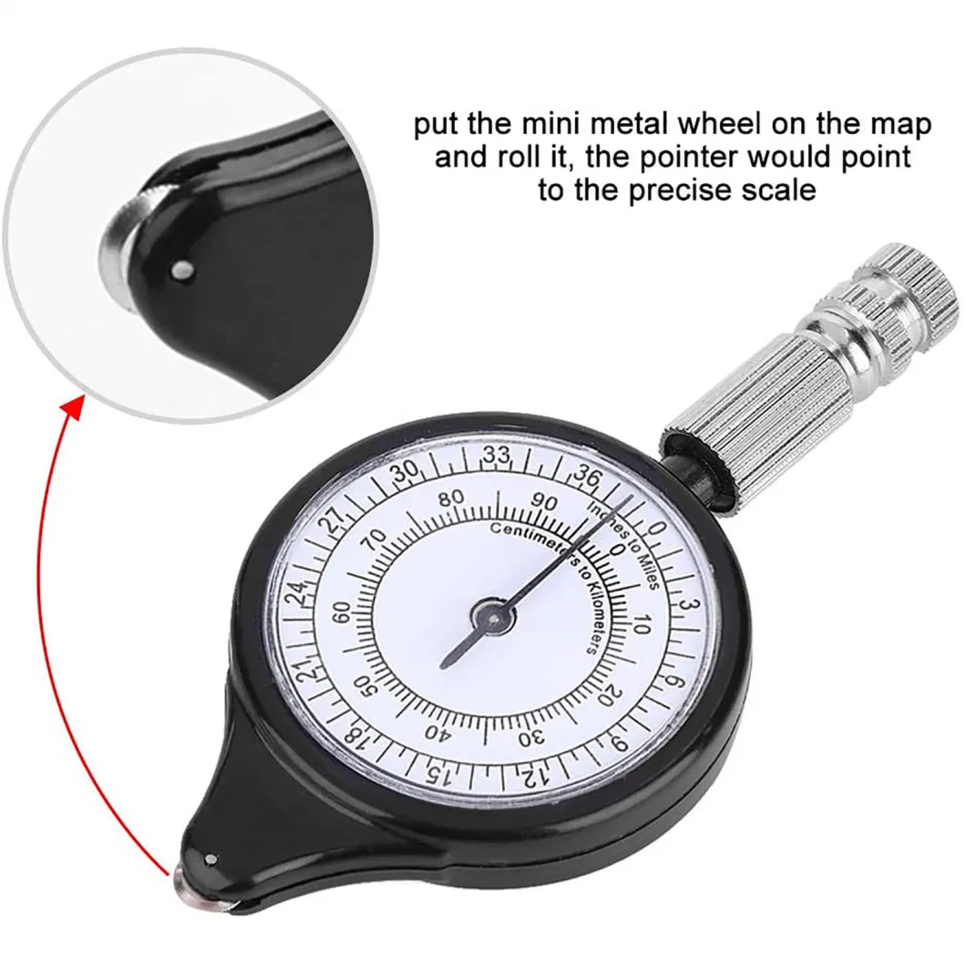 Multifunction Compass Map Rangefinder Odometer Curvimeter Outdoor Climbing Sport Ci23847