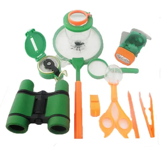 Basic Customization Kid Outdoor Nature Explorer Binoculars Kit for Adventure 