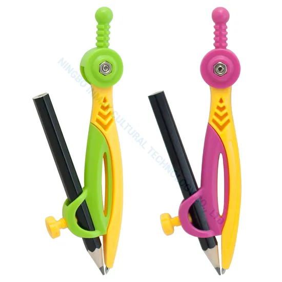 Hot Selling Pink Color Stationery Set Back to School Compass Kit School Student Divider (SM 27080)