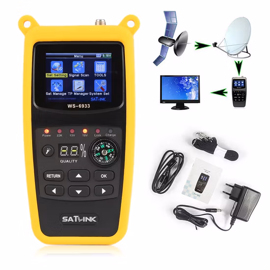 New Star Satellite TV Receiver Sat Finder Ws6933 Satellite Finder DVB