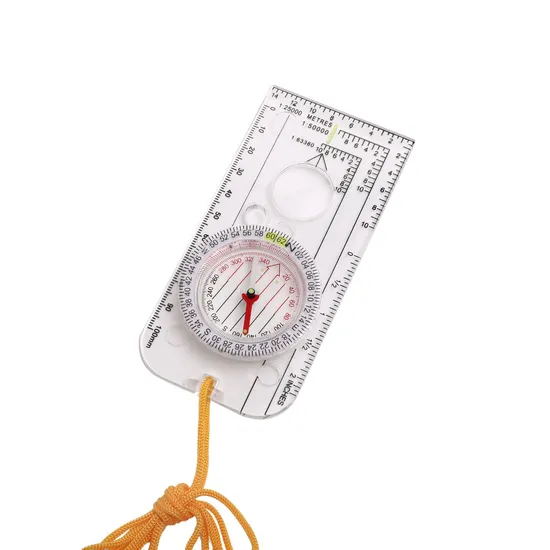 Factory Wholesale Outdoor Camping Adventure Map Ruler Measurement Mapping Compass 