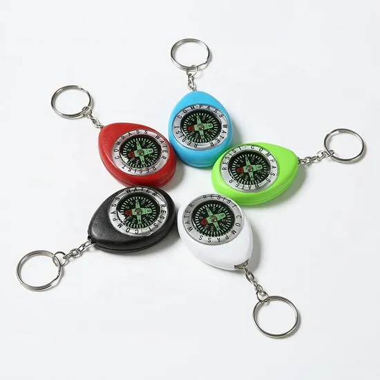 Outdoor Camping Adventure Party Navigation Tools Waterproof Hiking Survival Pendant Compass Spherical Keychain Backpack Key Ring
