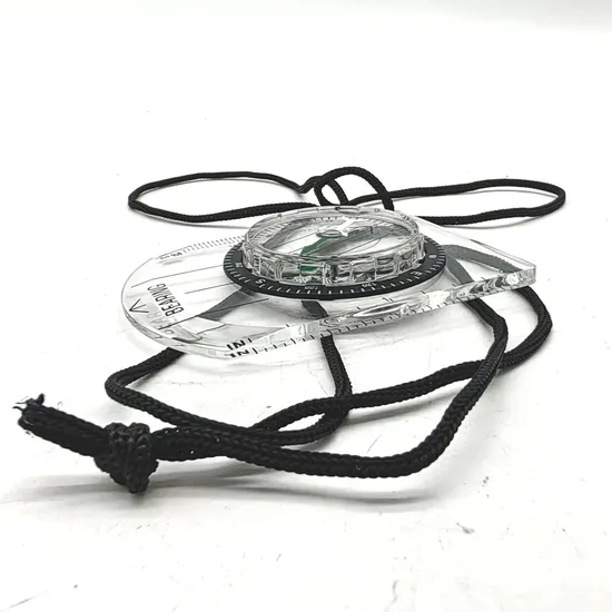 Portable Multifunction Scale Measuring Maps Ruler Compass Travel Kits Transparent Ci23394 