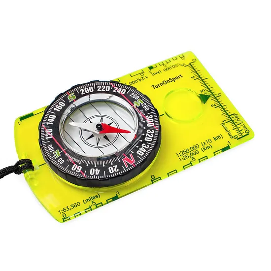 Map Compass with Adjustable Declination Handheld Orienteering Baseplate Compass for Hiking Survival Navigation Bl19161 